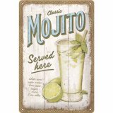 Bar skilt Mojito Served Here 20x30 cm