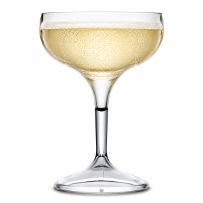 Tinto champagne glas coupe i plast 25,5 cl