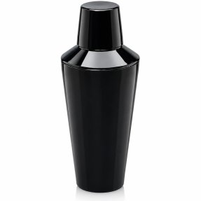 Tredelt cocktailshaker plast, sort