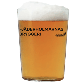 Fjäderholmarnas Bryggeri ølglas Bodega 51 cl