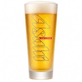 Asahi ølglas frostat 50 cl