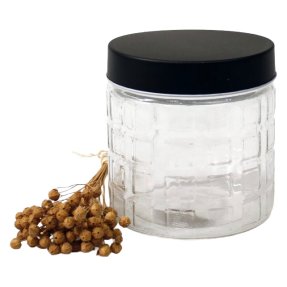 Glasburk med skruelåg 80 cl