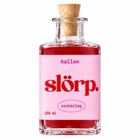 Slörp Sukkersirup Hindbær 25 cl