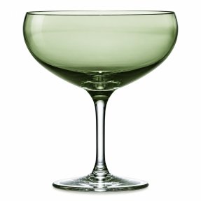 Magnor Happy Champagne glas Grøn Coupe 28 cl