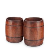 Wooden Barrel tumblerglas 35 cl 2-pack