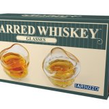 Ugnssmälta whiskeyglas charred whisky