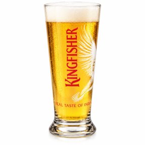 Kingfisher ølglas halv pint