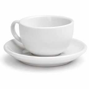 Retro Espressokop med underkop 2-pak