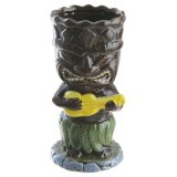 Tiki-krus Anaface med ukulele keramik 34 cl