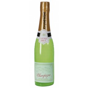 Oppustelig champagneflaske