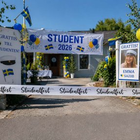 Advarselstape Studentfest 6 meter