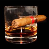 Whiskyglas Classic med cigarholder