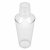 Tredelt cocktailshaker plast, transparent