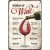 Bar skilt World of Wine 20x30 cm