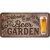 Bar skilt Welcome to the beer garden 10x20 cm