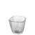 Cube shotglas i plast 4 cl