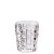 Glitter kande og 6 vandglas