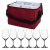 Expert Tasting Set med 6 glas & vinrød taske