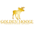 Golden moose logo