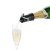 Champagneprop med skænketud – Sort