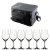 Expert Tasting Set med 6 glas och sort taske