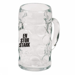 En Stor Stark ølglas 100 cl