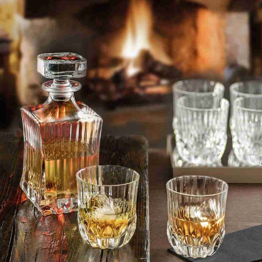 Zoom billede af Adagio -pakken - 6 glasglas og 1 whiskykaraffel