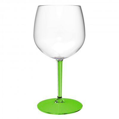 Gin & Tonic plast glas grøn stilk/fod 58 cl - Tritan