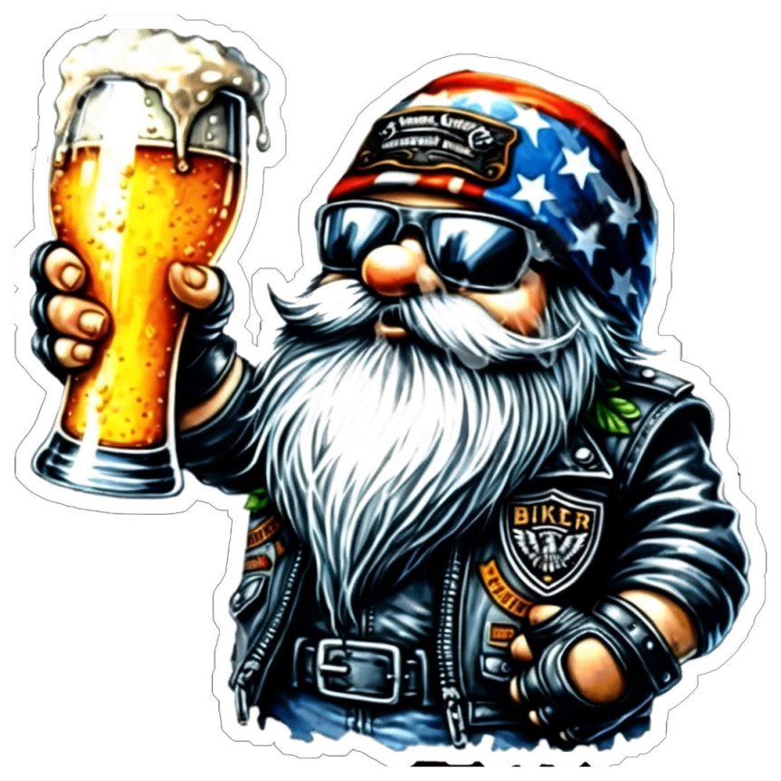 Bar skilt Biker 45x45 cm