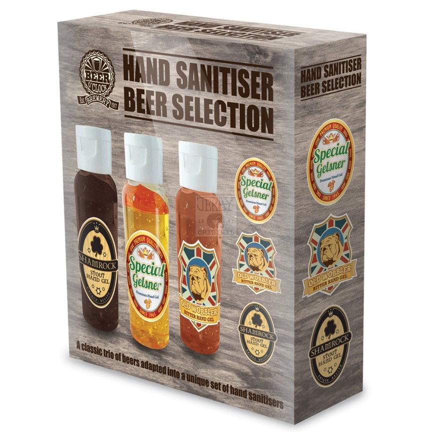 Beer OClock Handsprit Gel 3 x 60 ml