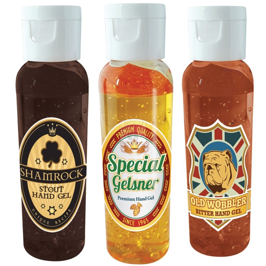 Beer OClock Handsprit Gel 3 x 60 ml