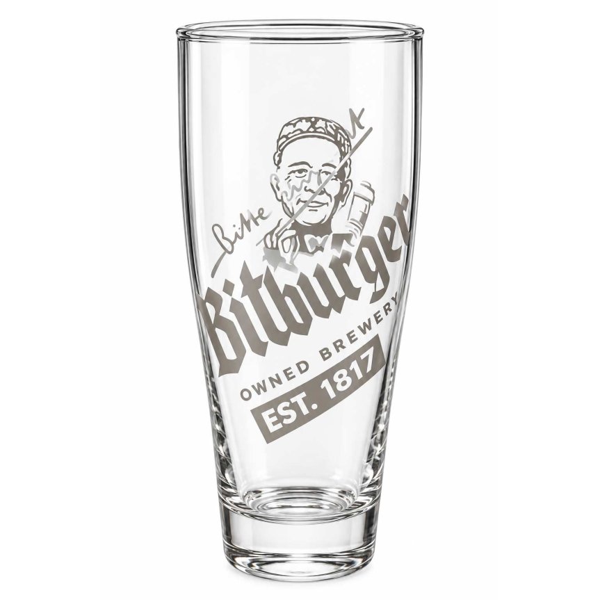 Zoom billede af Bitburger ølglas 40 cl