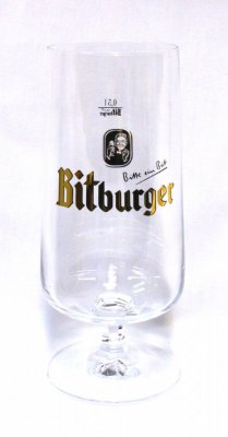 Bitburger ølglas 40 cl