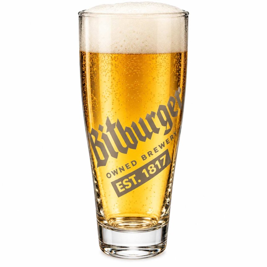 Zoom billede af Bitburger ølglas 40 cl