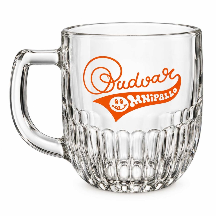 Zoom billede af Budvar Omnipollo øl krus 40 cl