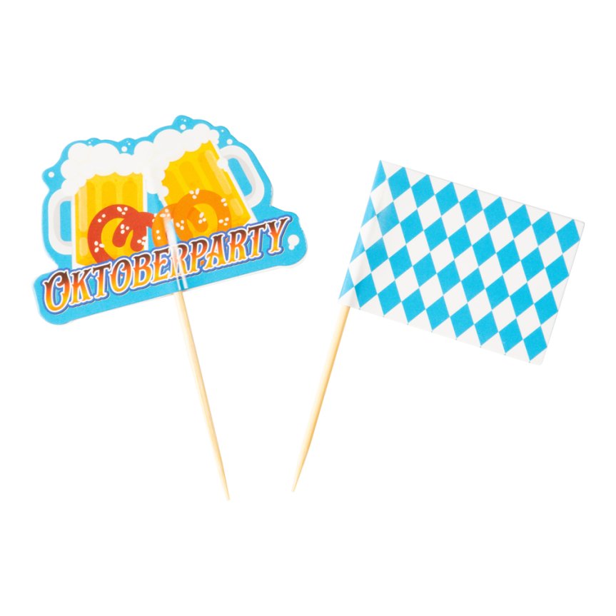 Oktoberfest Cocktailflaggor 20-pack