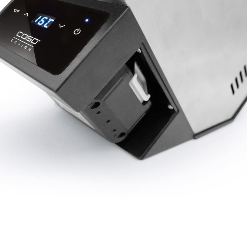 Zoom billede af Caso WineCase Deluxe Inox Batteridrevet