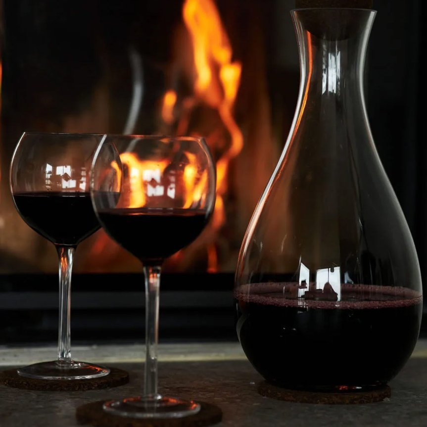 Dante glasbrikker i kork 4-pak