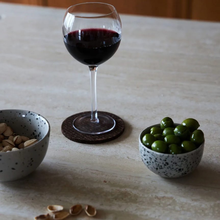 Dante glasbrikker i kork 4-pak