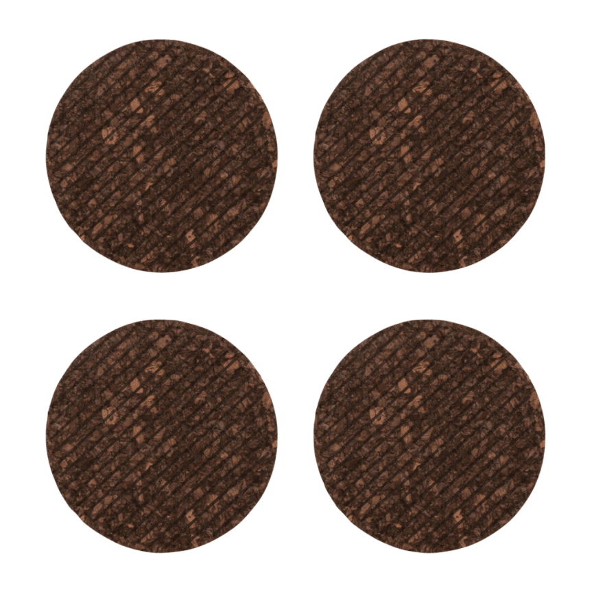 Dante glasbrikker i kork 4-pak