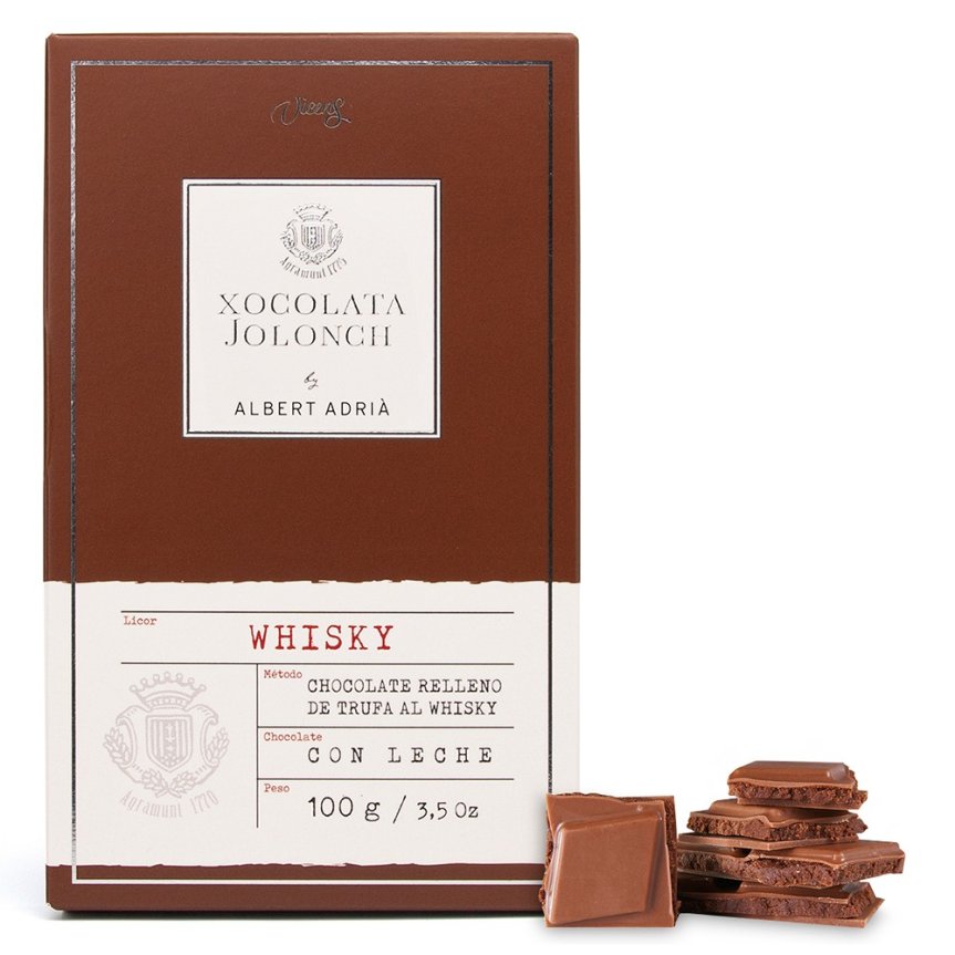 Jolonch by Albert Adrià - Mørk chokolade med whiskytrøffel 100 gram