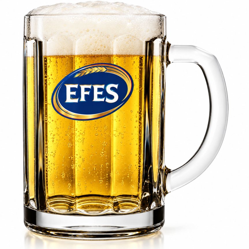 Zoom billede af Efes ølkrus 30 cl