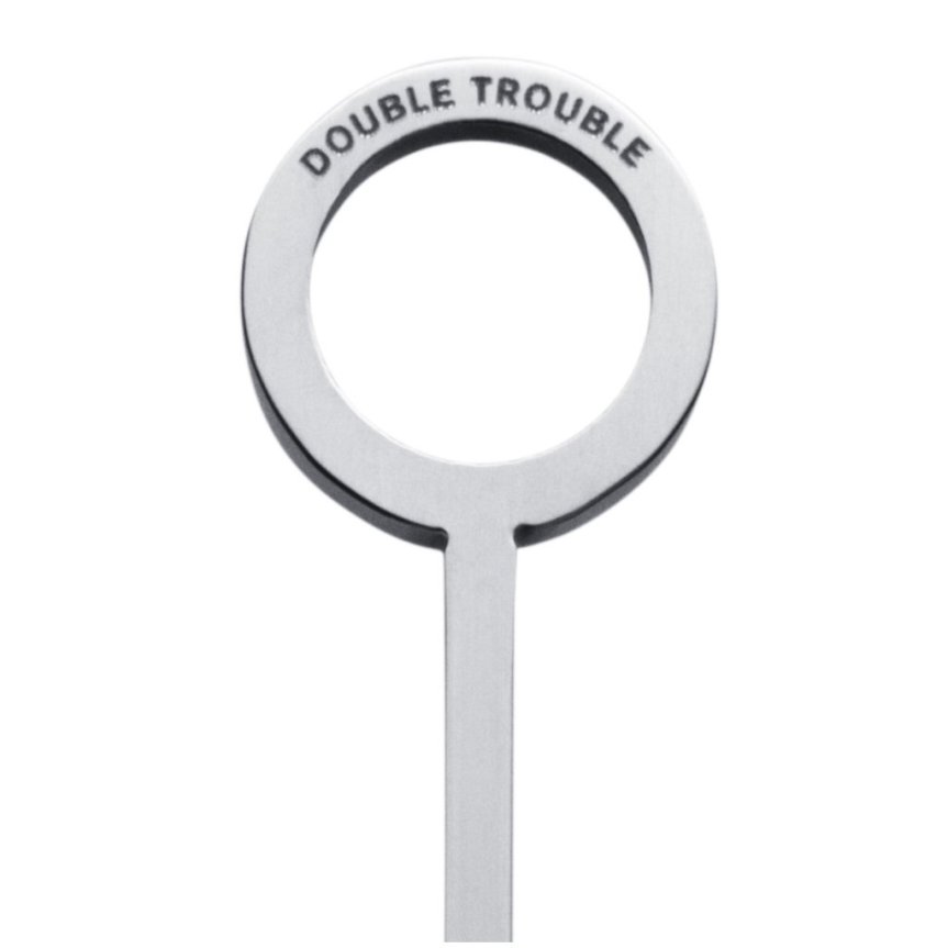 Drikkepind "Double Trouble" - design af Efva Attling