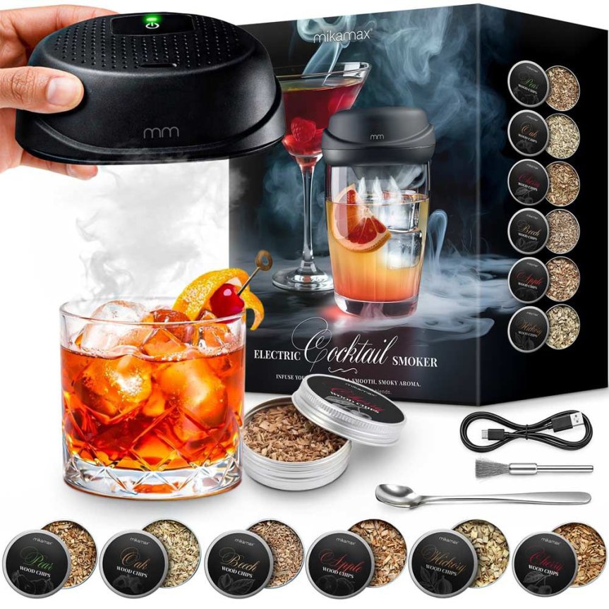 Elektrisk cocktail smoker – genopladelig