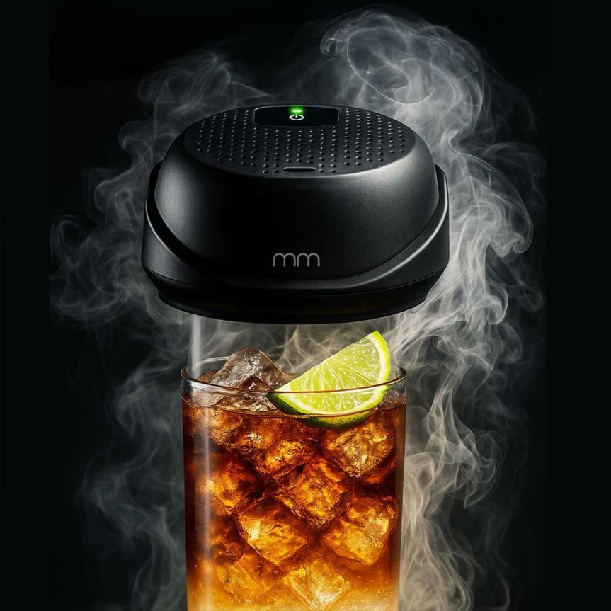 Elektrisk cocktail smoker – genopladelig