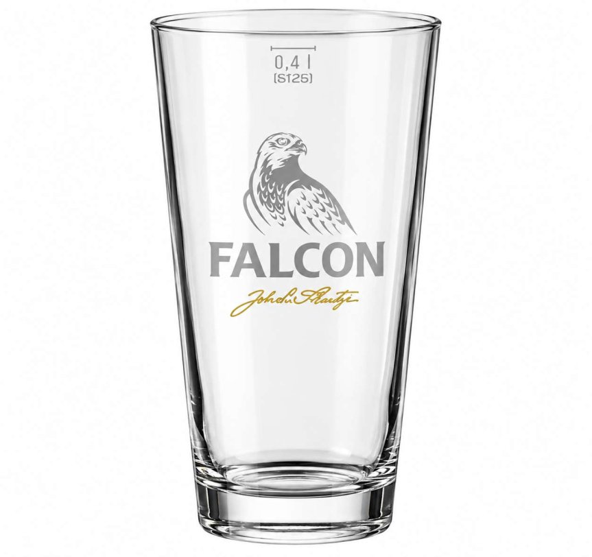 Zoom billede af Falcon ølglas 40 cl