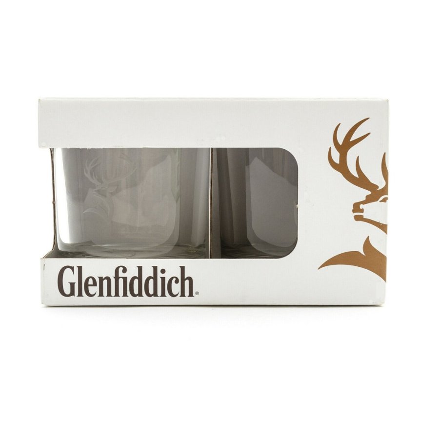 Glenfiddich whisky glas tumbler 2 pakke