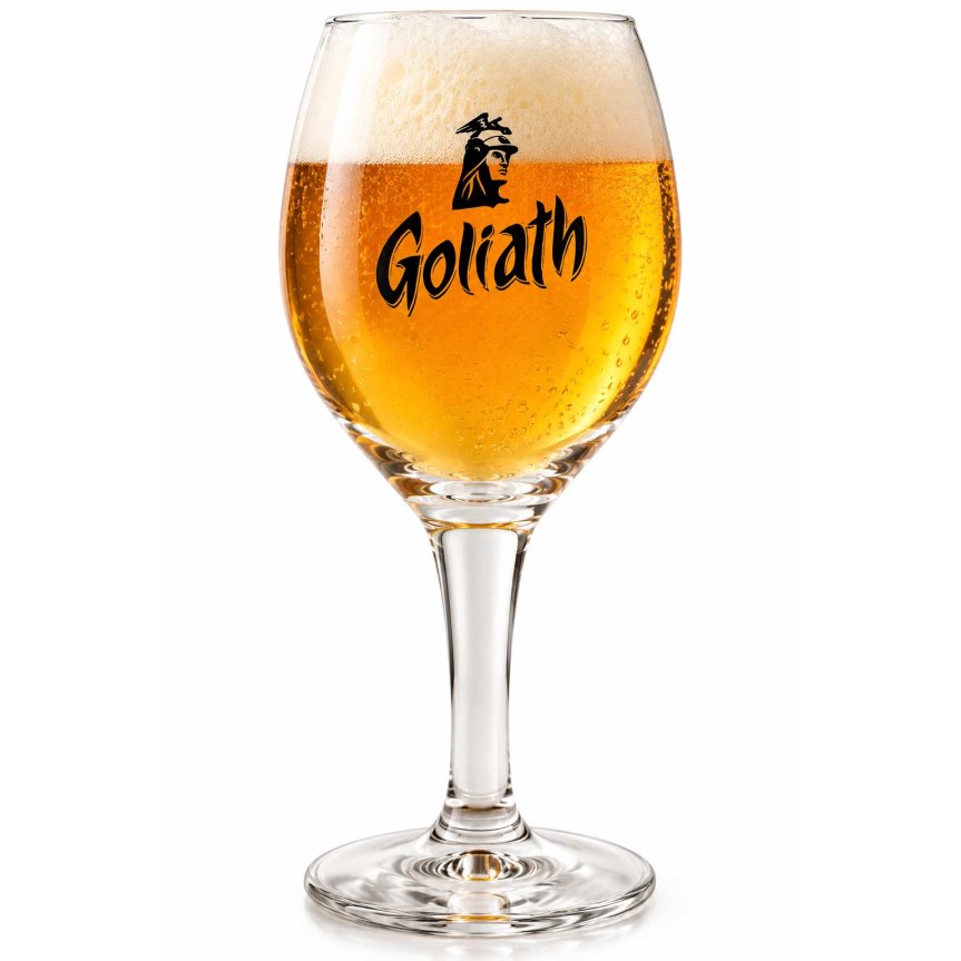Zoom billede af Goliath ølglas