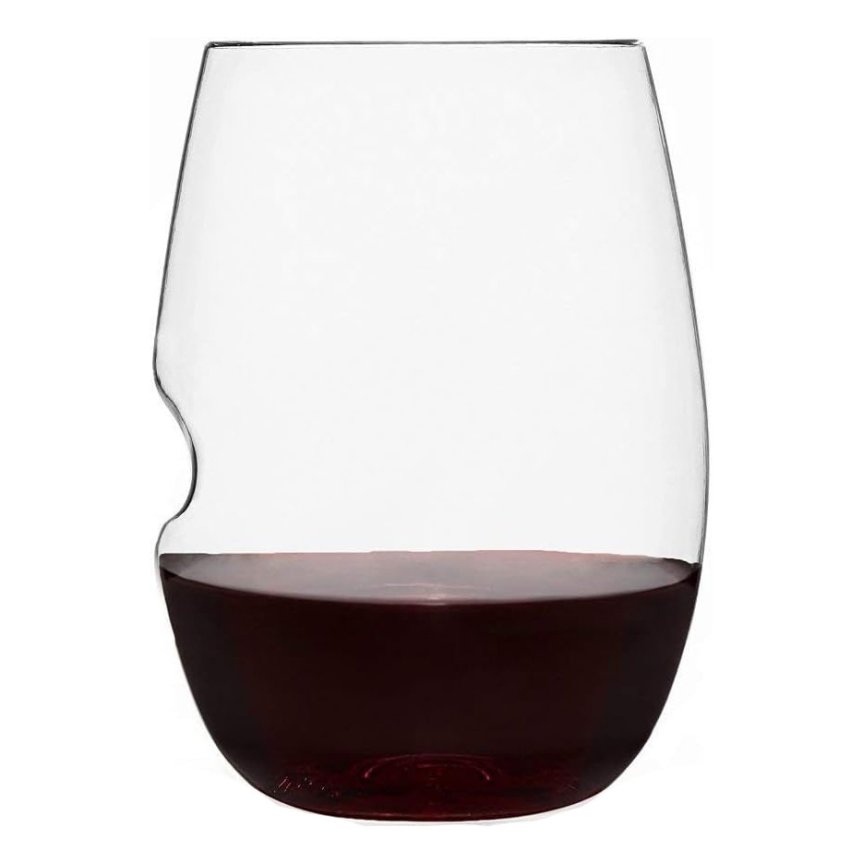 Govino glas rødvin i plastik 4-pack