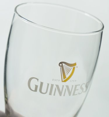 Guinness Brewery Ireland Harp 16 Oz Beer Pint Drink Glass Barware Ale Irish 